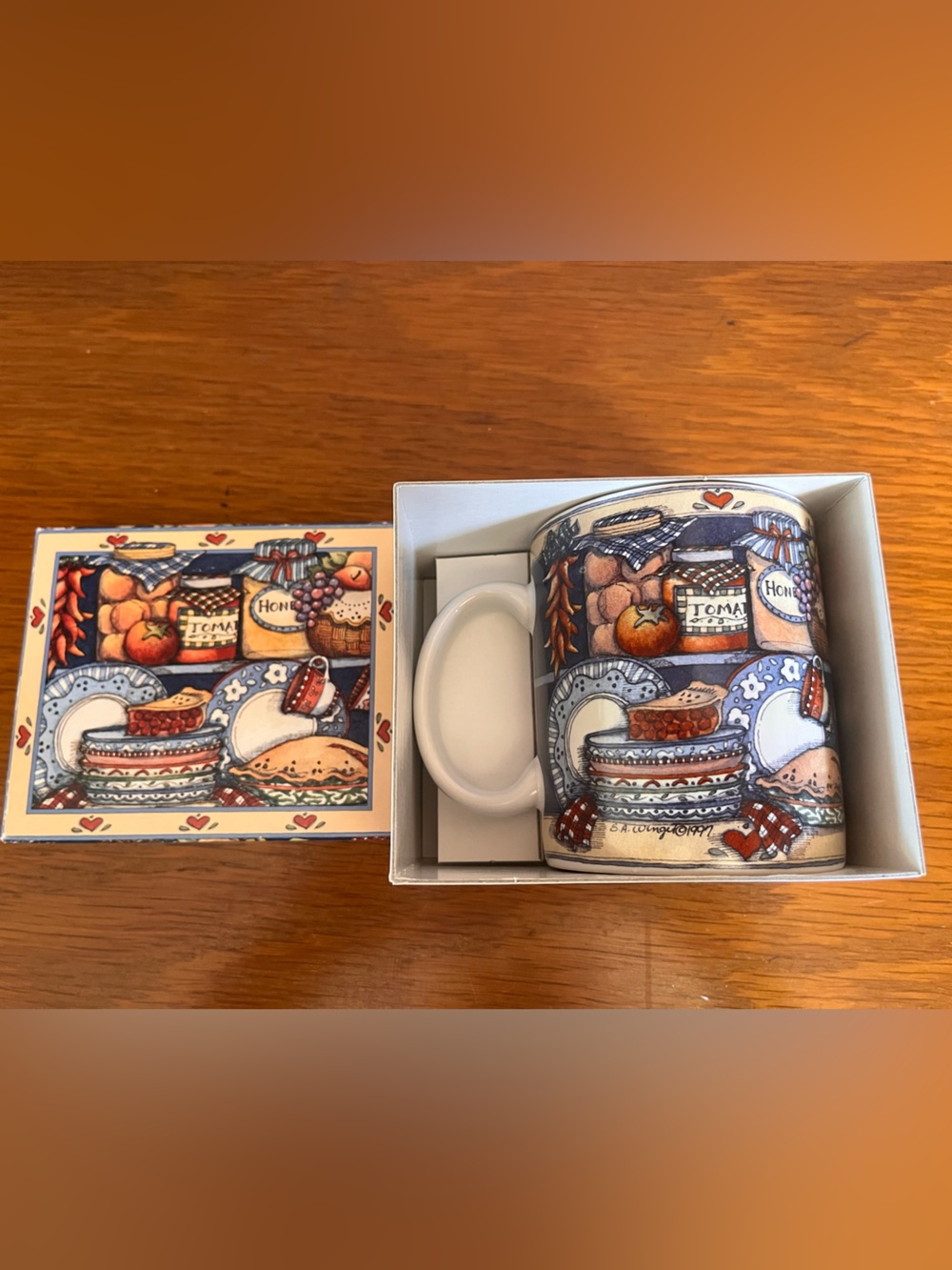 Vintage 1998 Lang and Wise Collector Mug #11 “Close to my Heart”